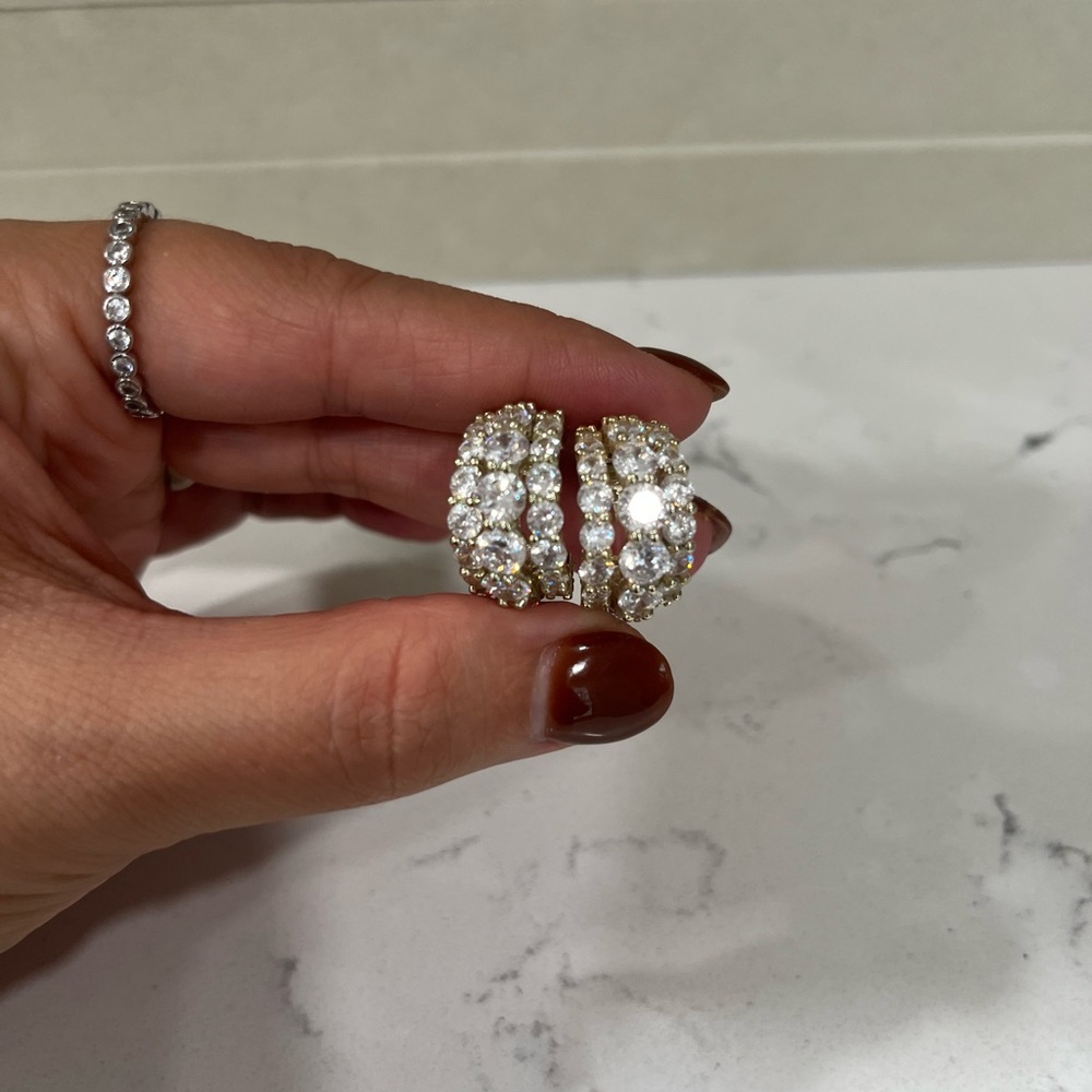 Melinda Maria Triple diamond Oh She Fancy Hoop